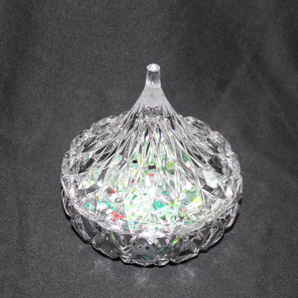 Hersheys Kisses Lead Crystal Candy Dish - Picture 4 of 11